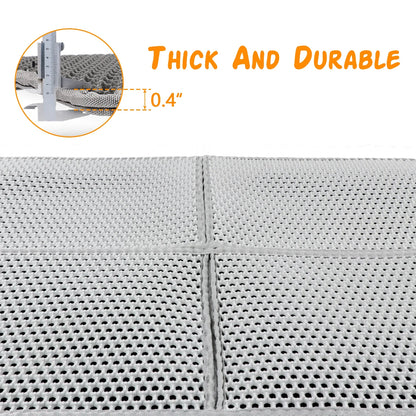 Cat Litter Mat, 36" X 24" Kitty Litter Trapping Mats, Extra Large XL Honeycomb Double Layer, Urine & Waterproof
