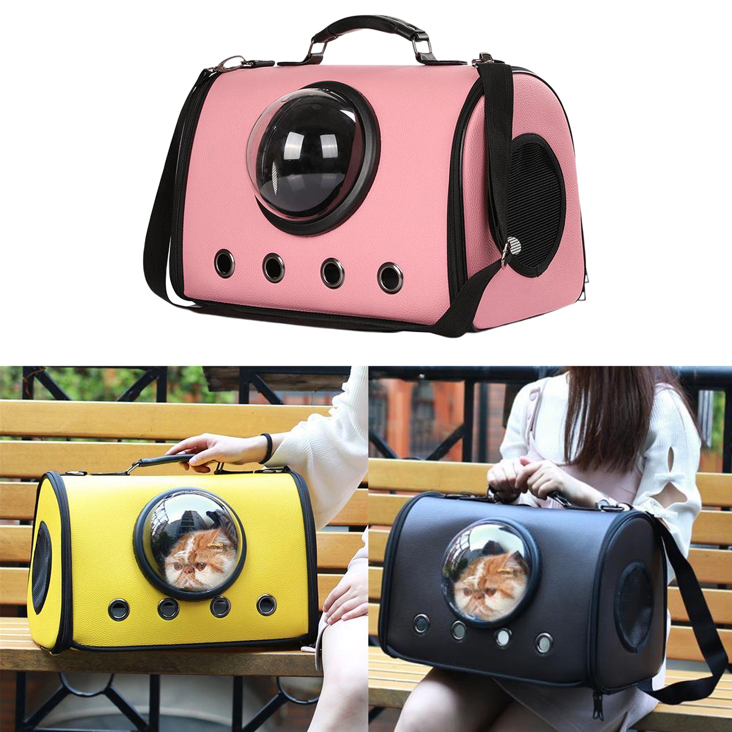Stylish and Comfortable Pet Carrier Backpack for Small Dogs and Cats - Perfect for Travel and Adventure!
