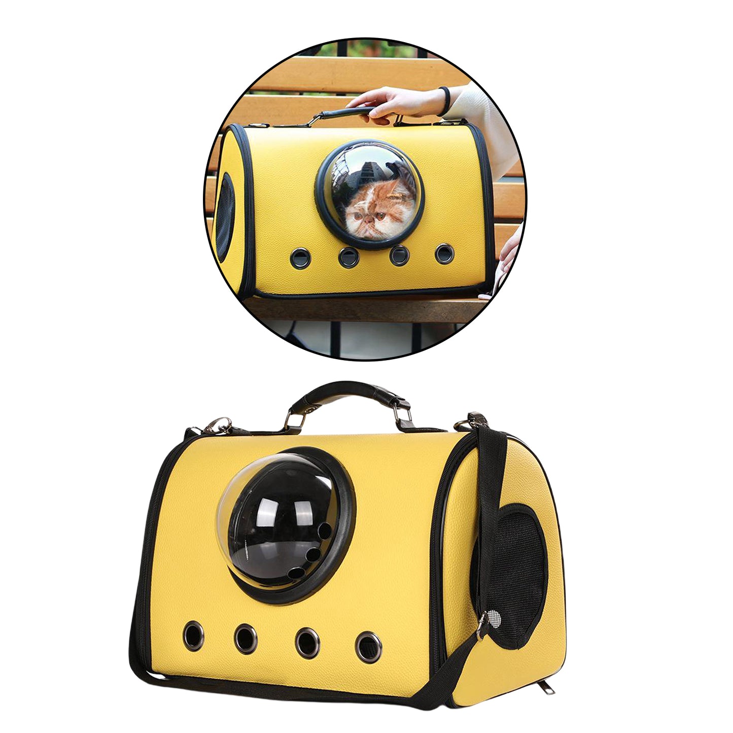 Stylish and Comfortable Pet Carrier Backpack for Small Dogs and Cats - Perfect for Travel and Adventure!