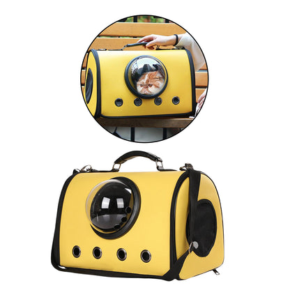 Stylish and Comfortable Pet Carrier Backpack for Small Dogs and Cats - Perfect for Travel and Adventure!