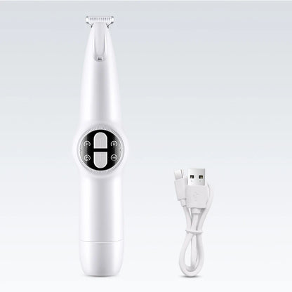 Revolutionary 2-in-1 Electric Dog Nail Grinder and Hair Trimmer - Quiet, Efficient Grooming Tool for Happy Pets
