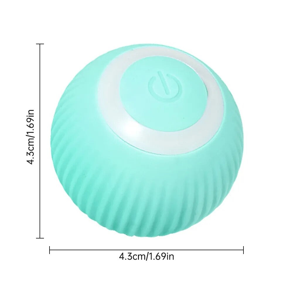 Smart Interactive Cat Toy Automatic Rolling Ball Electric Cat Kitten Ball Toys